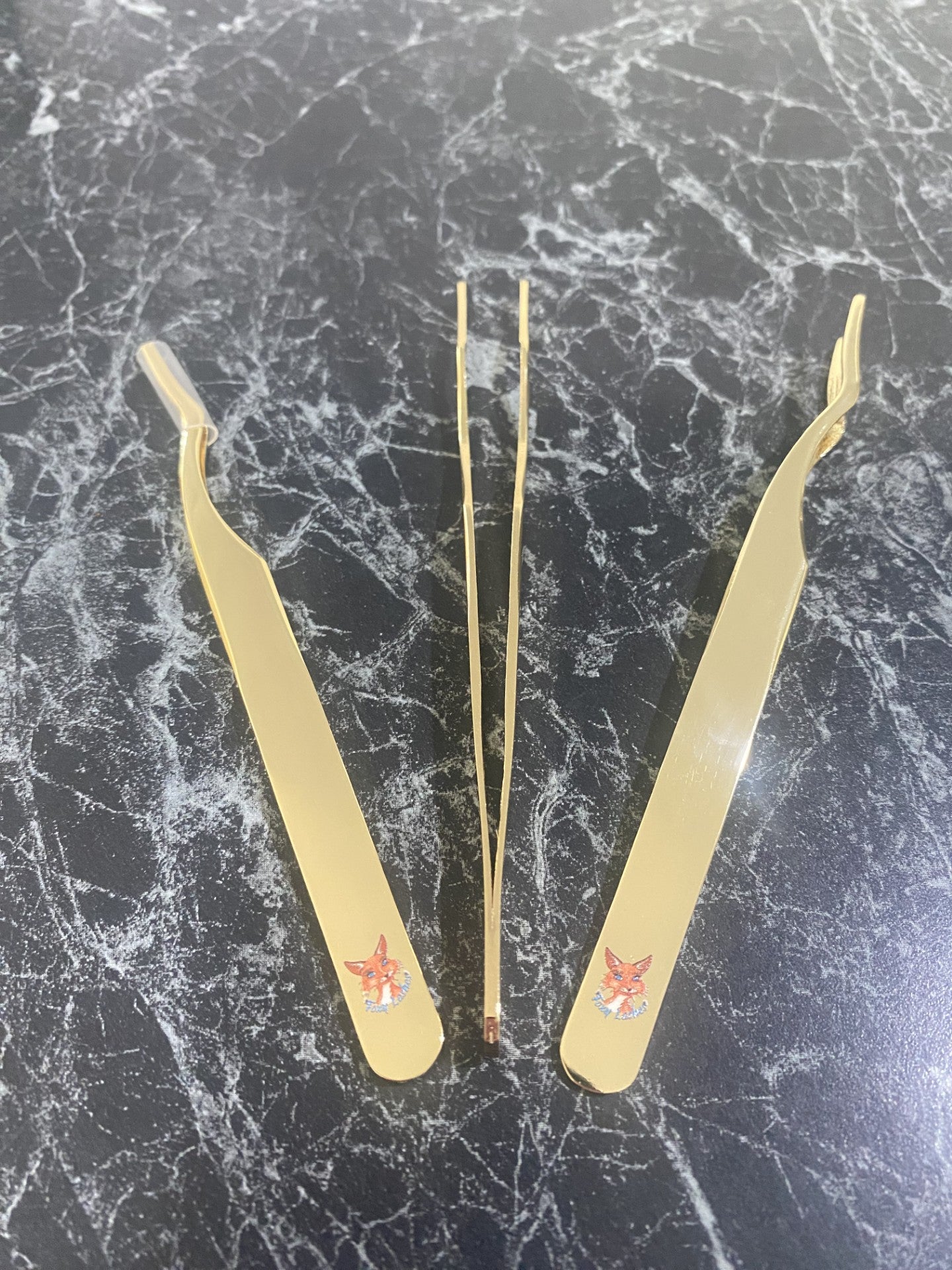 Gold Tweezer - For Lash Cluster Application